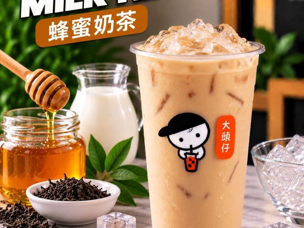 Milky Honey Tea (蜂蜜奶茶)