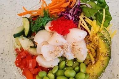 Poké bol au pétoncle