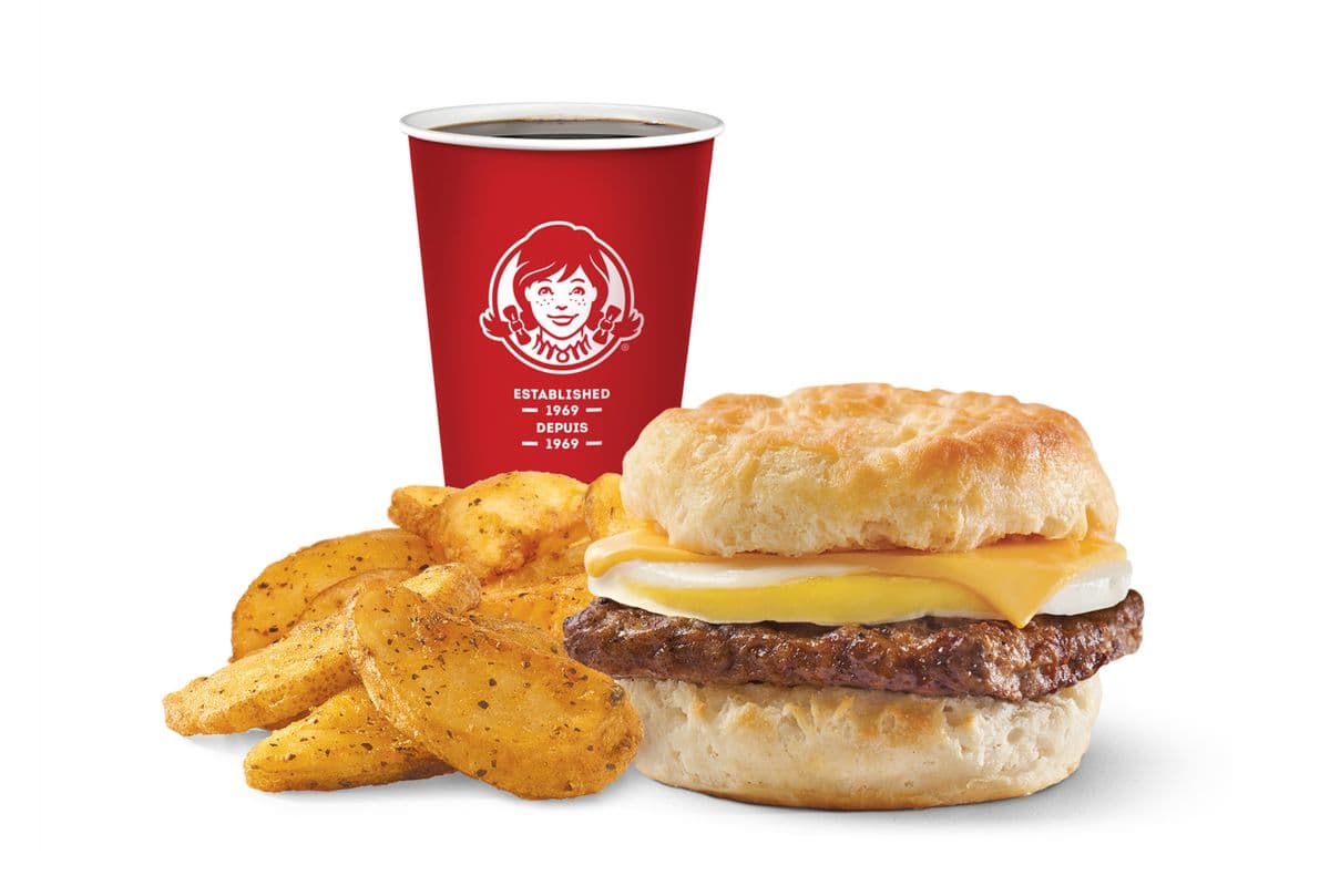 Sausage, Egg, and Cheese Biscuit Combo (Cals: 820)
