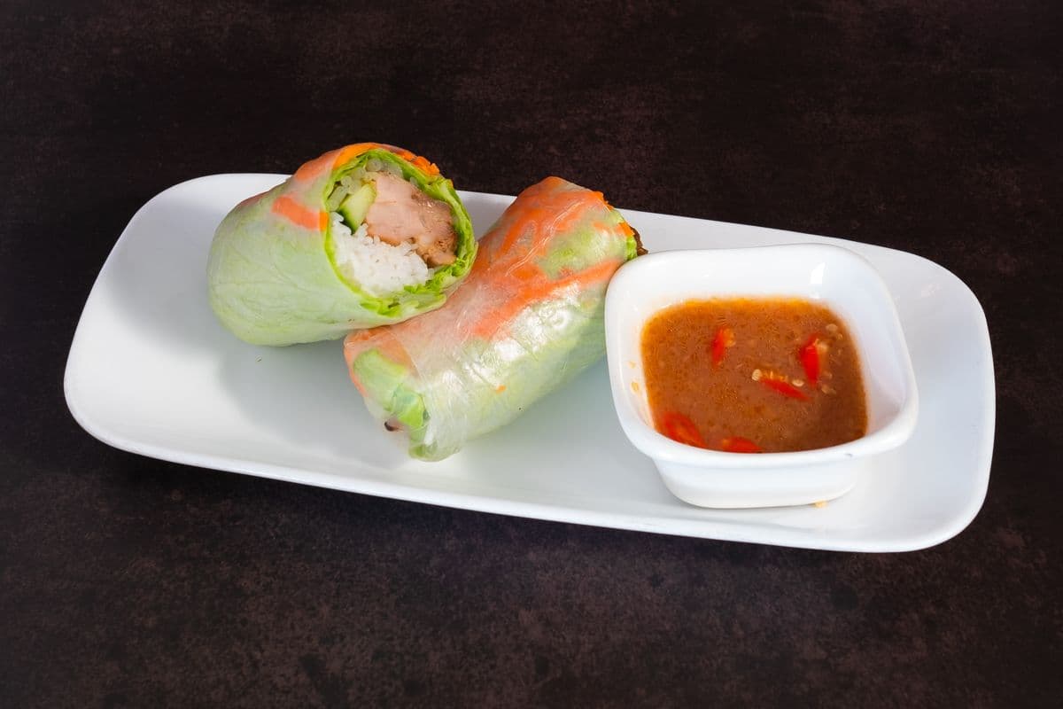 A12. Grilled Chicken Salad Roll - Goi Cuon Ga