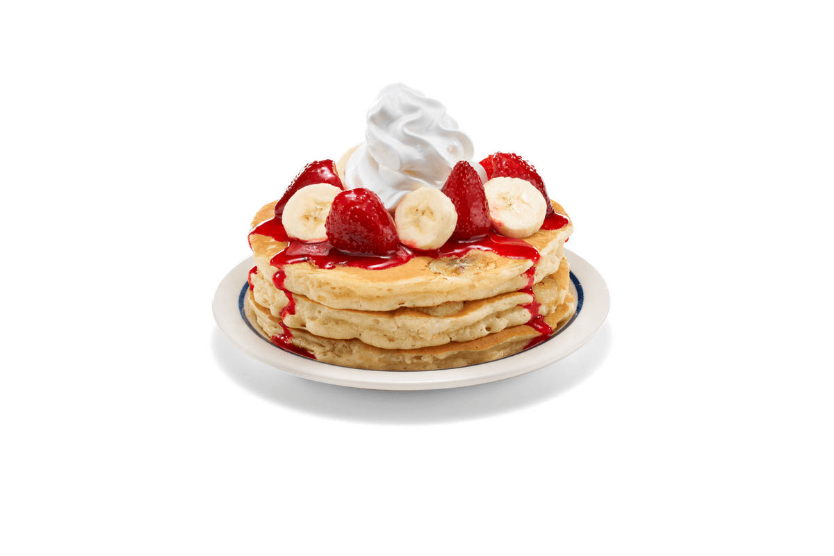 Strawberry Banana Pancakes (4 pcs)