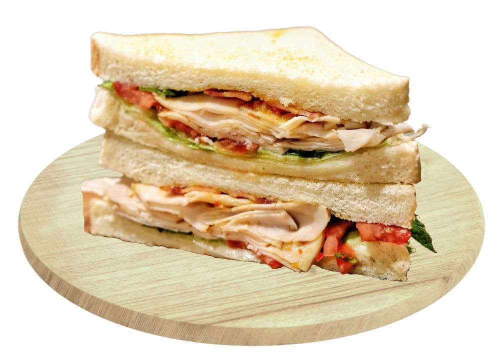 Sweet Thai Chilli Sauce Turkey Club Sandwich