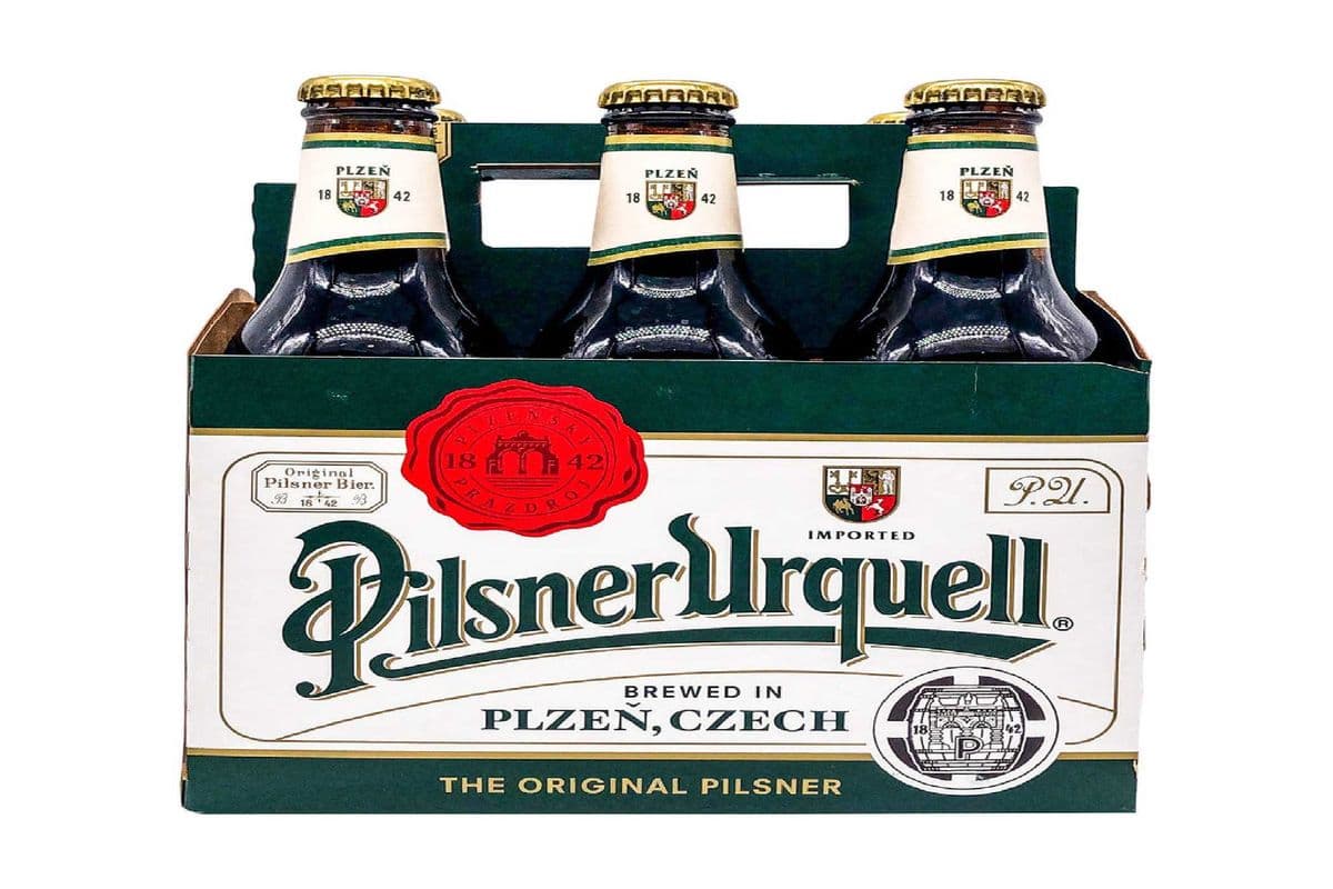 Pilsner Urquell Lager Beer 6 Bottles (6 x 330ml)