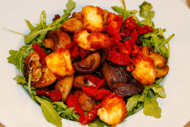 Hallumi Cheese Salad