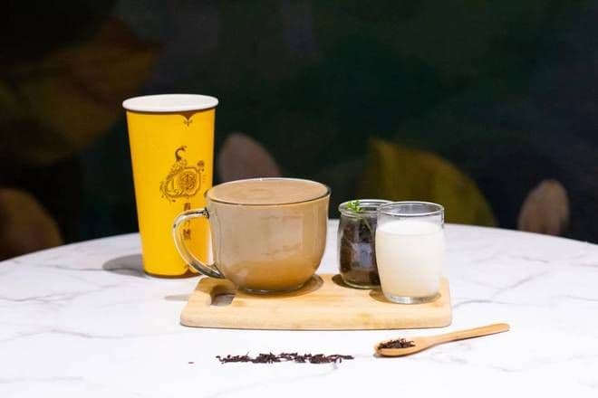 Grass Jelly Milk Tea / 仙草蜜奶茶