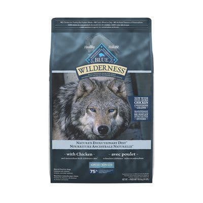 Blue Buffalo Wilderness Adult Dog Chicken With Grain 24 LB