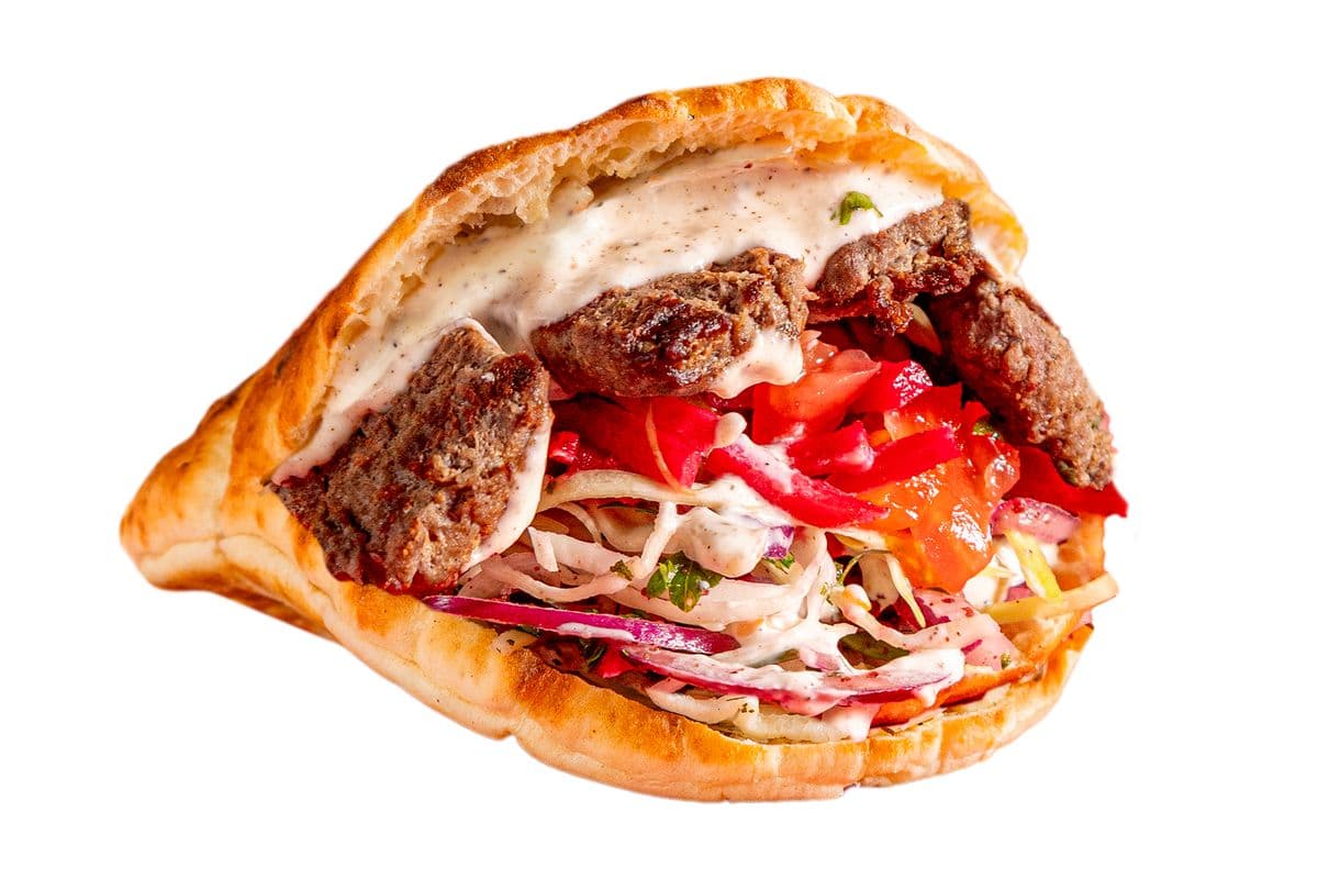 Pita Cuit au Four Kafta Kabab