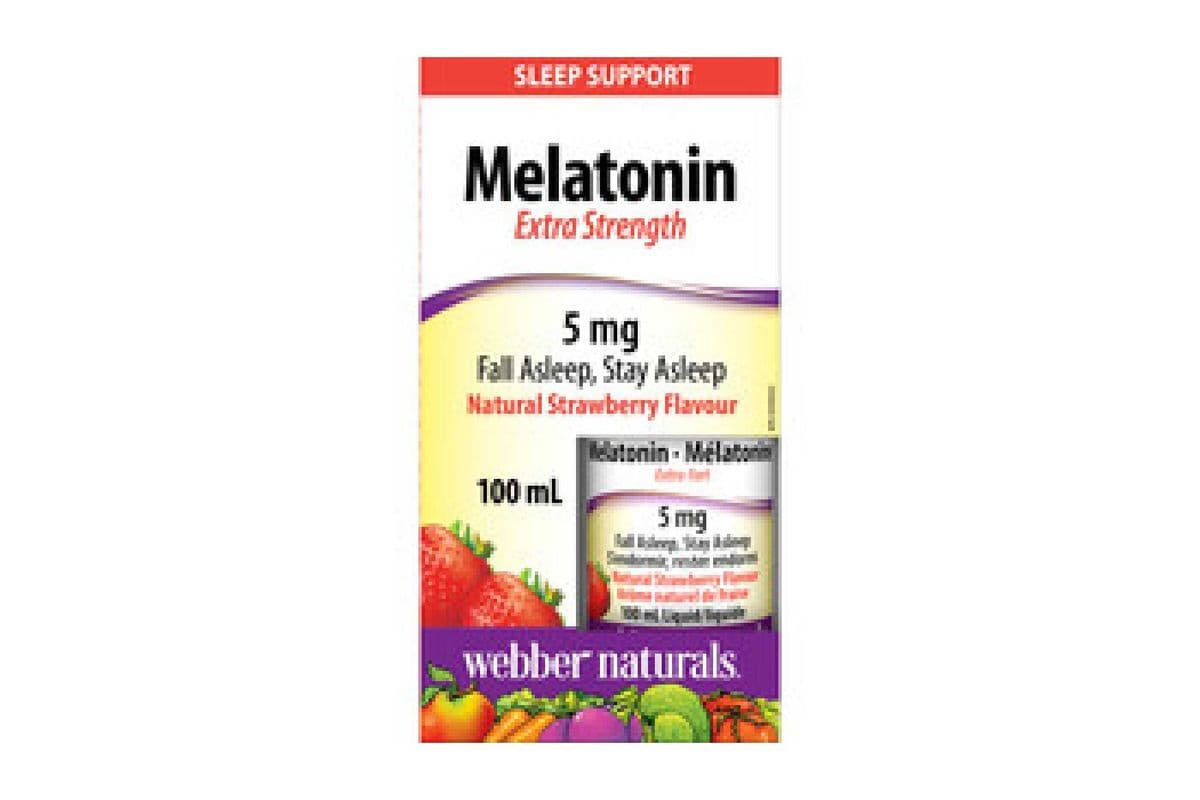 WEBBER NATURALS MELATONIN 5MG