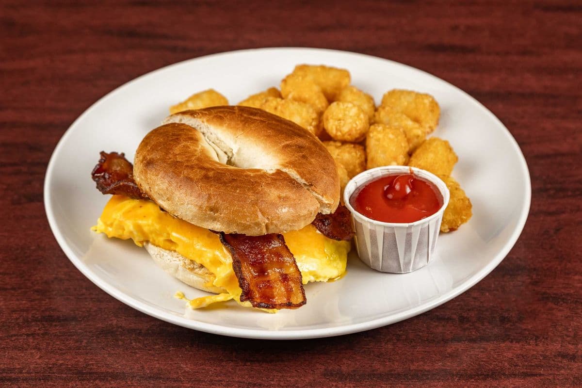 Bacon and Egg Bagel