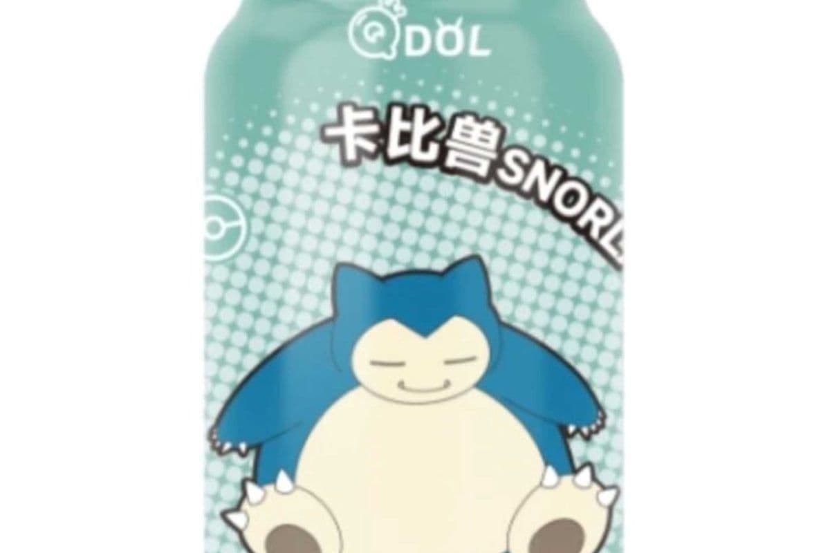 Canette boisson gazeuse pétillante aromatisée aux fruits Pokemon Snorlax-Mojito