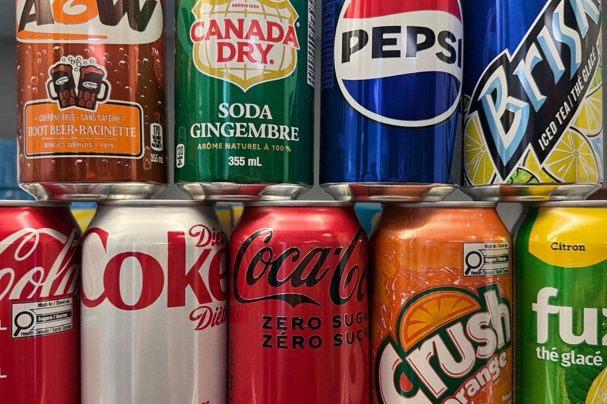 Can Pop-Coke,Diet Coke,Sprite,Crush Orange,Ice Tea,Ginger Ale