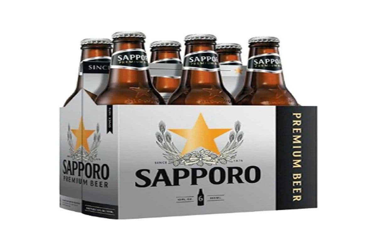 Sapporo Biere Premium Beer 6 Bottles (6 x 355ml)