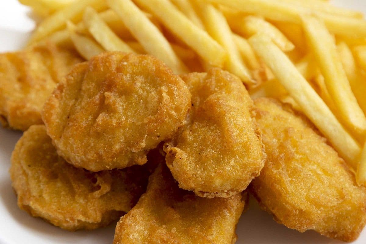 Chicken Nuggets and Baked Fries