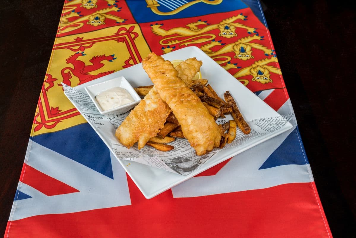 British-Style Fish and Chips