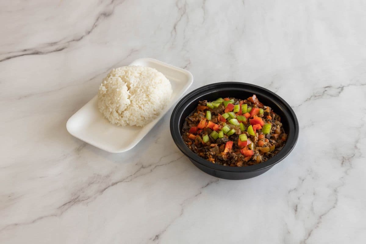 Bopis & Rice