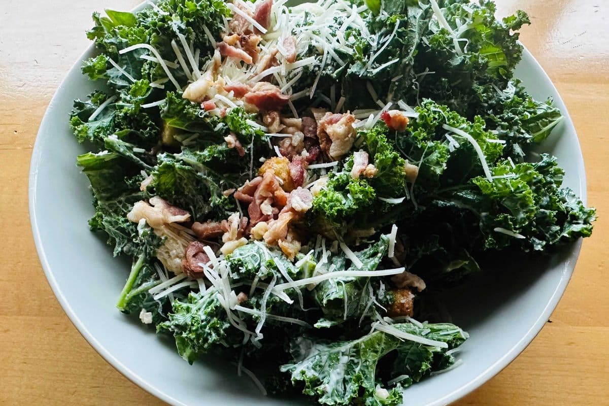 Kale Caesar Salad