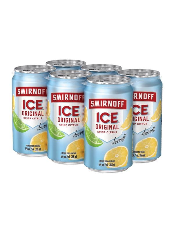 Smirnoff Ice 6 Pack 355ml Can
