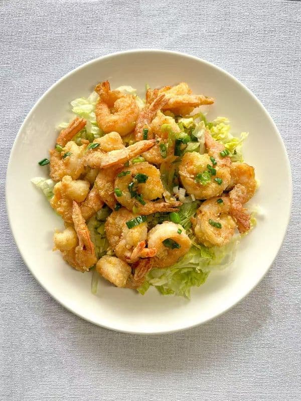 48. Crevettes à l'ail / Fried Shrimp with Garlic / 48. Crevettes à l'ail / Fried Shrimp with Garlic