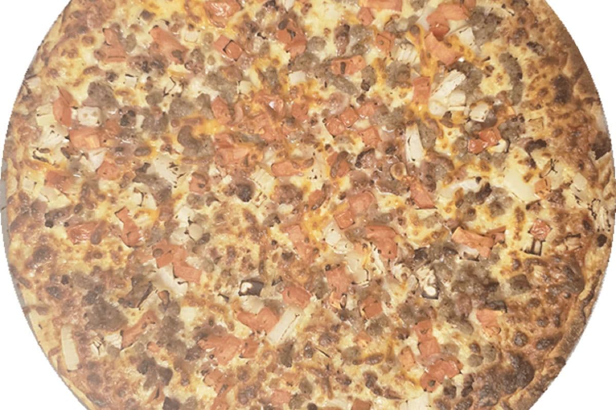19. Large Bacon Cheeseburger Pizza