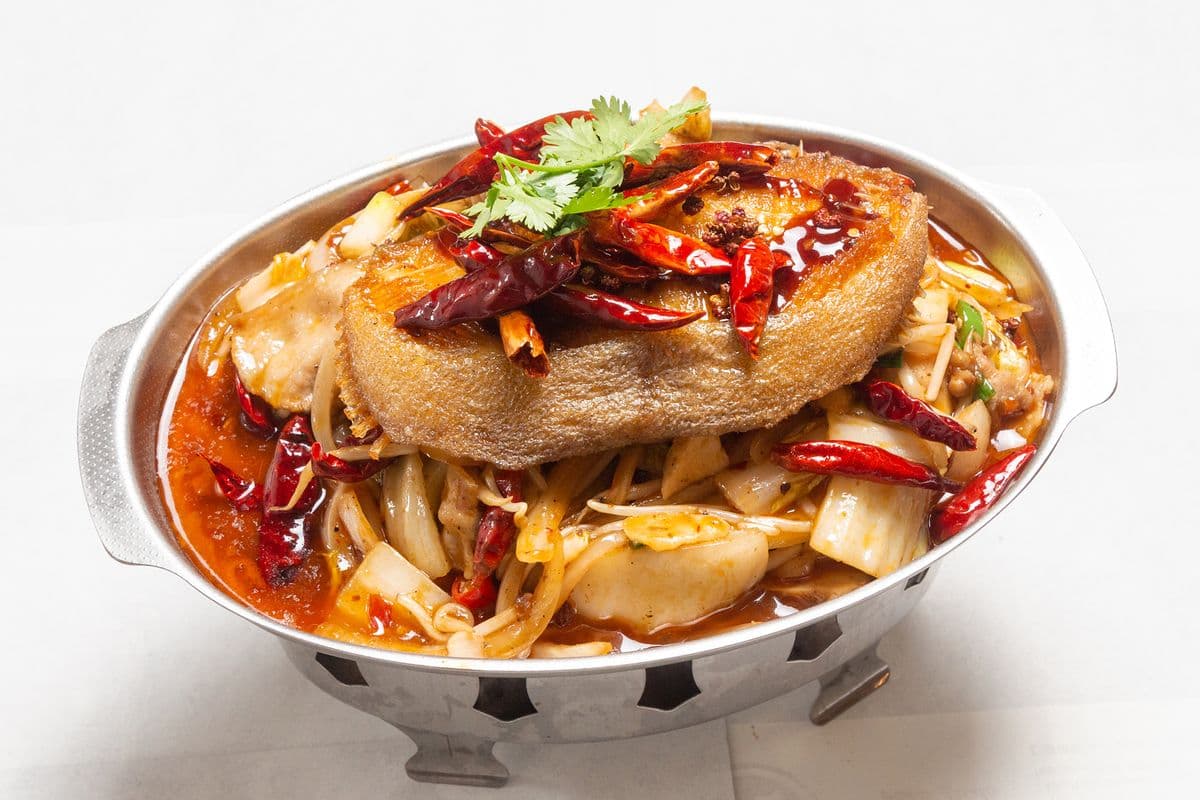 Extremely Spicy Roasted Sliced Cod