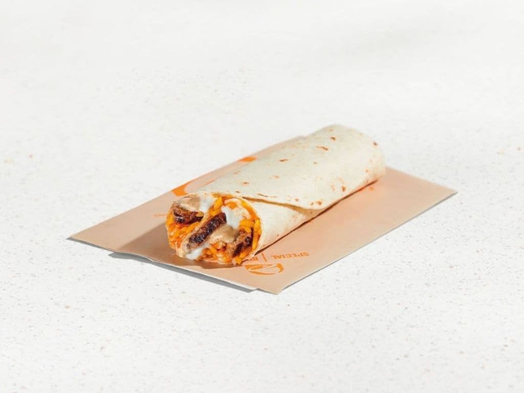 Cheesy Melt Grilled Steak Burrito