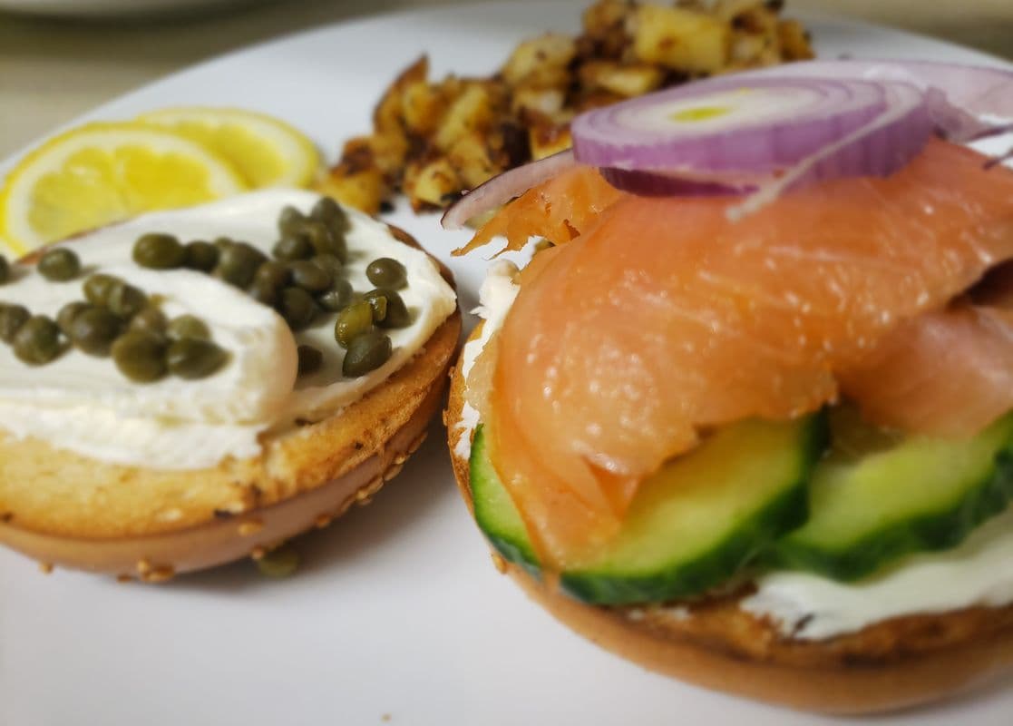 Bagel au saumon fumé / Smoked Salmon Bagel