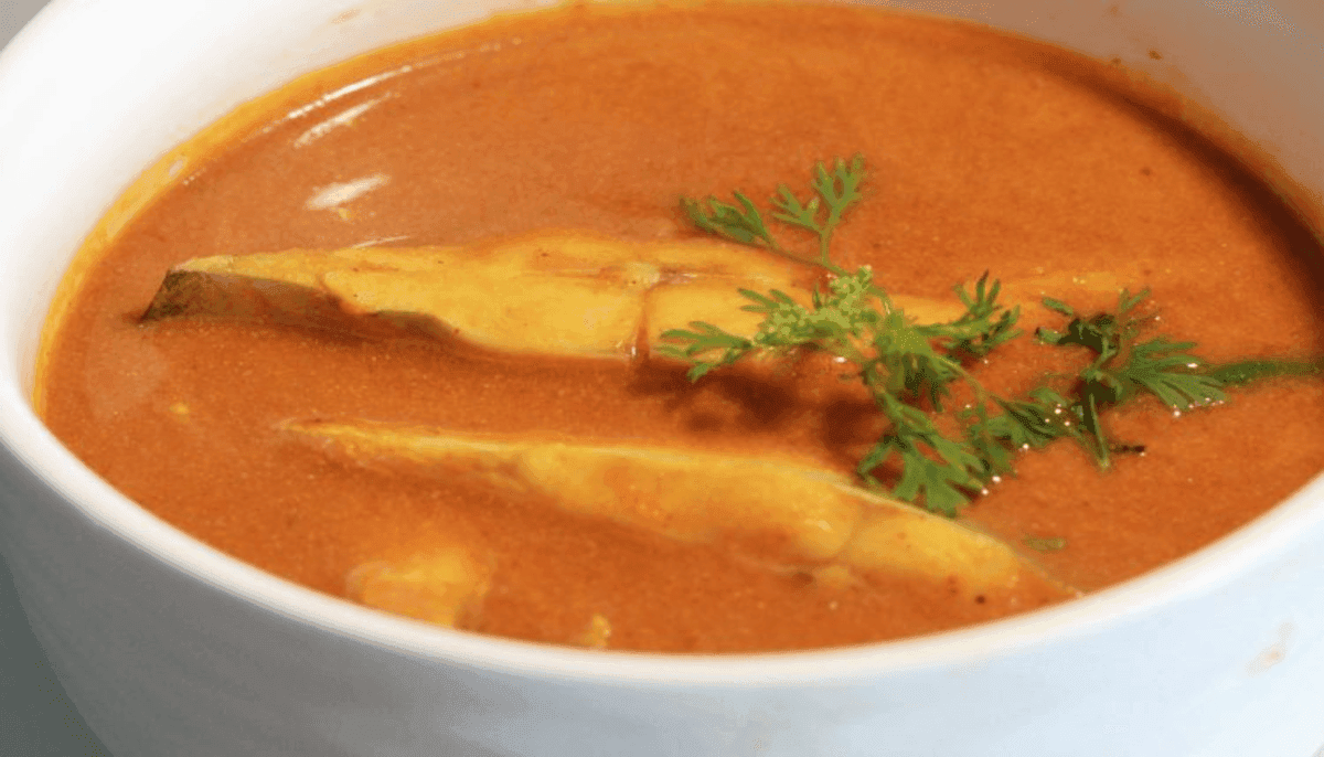 Fish Curry & a butter naan