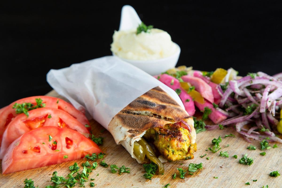 Pita Kebab Poulet / Kabab Chicken