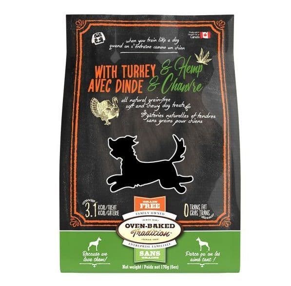 Oven-Baked Tradition All Natural Grain Free Soft and Chewy Dog Treats Turkey 170 g