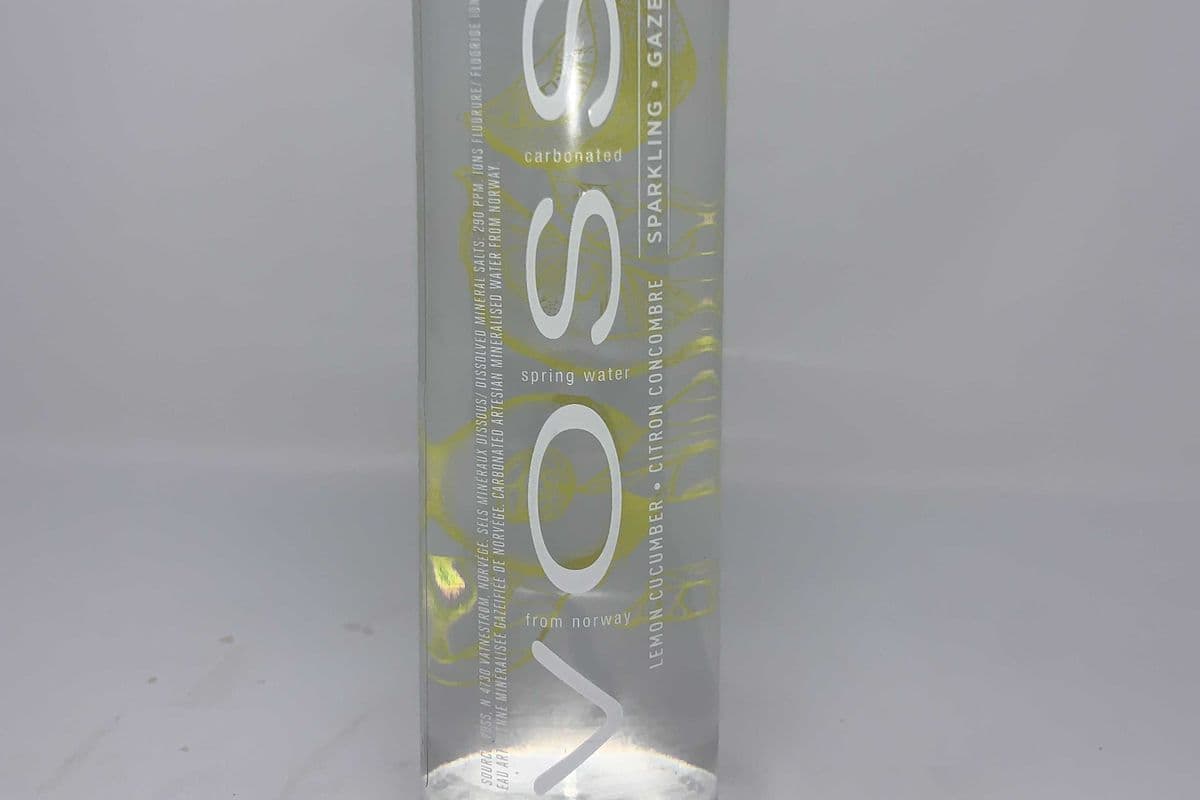 Voss Sparkling Lemon Cucumber Artisan Water (375 ML)