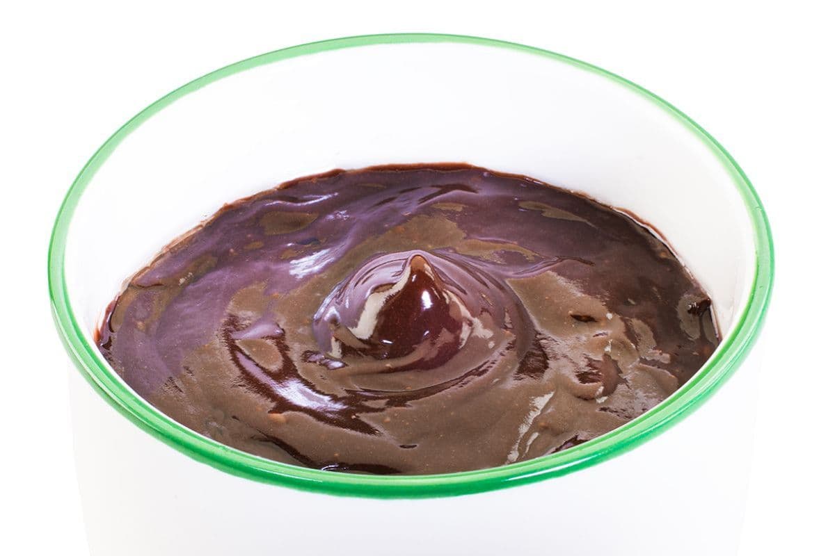 Cocoa-hazelnut custard