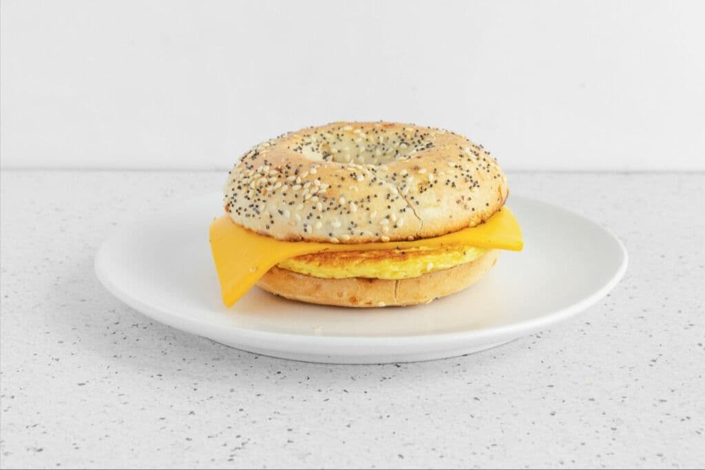 Egg N Cheese Bagel Combo