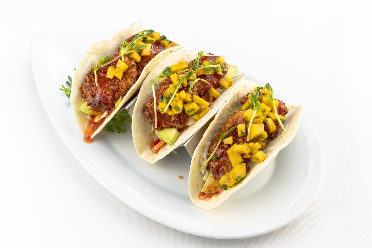 Coconut Shrimp Soft Taco