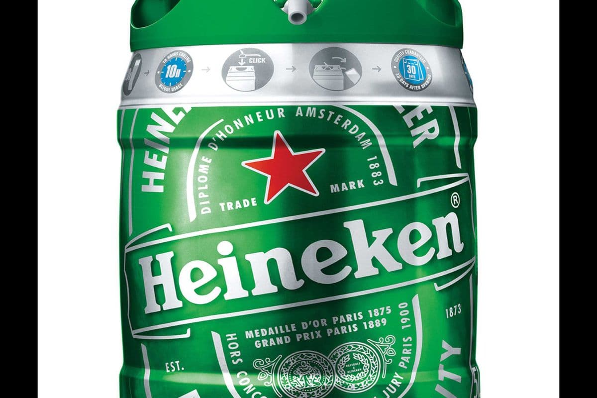 Heineken Keg 1 Keg (5 L) (1 x 5 LITRE )