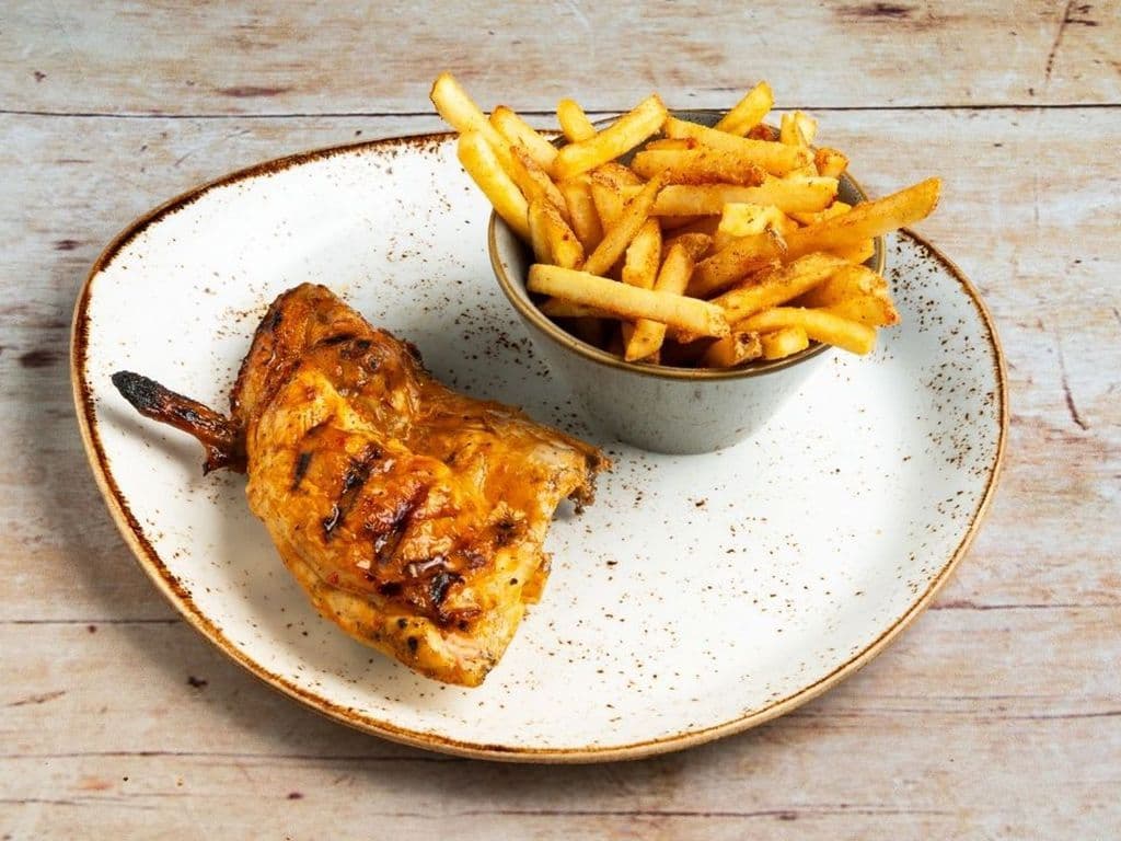 1/4 Chicken Breast with 2 Sides