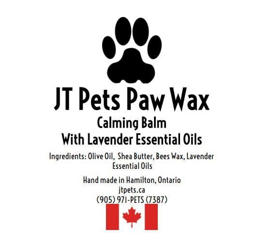 JT Pets Paw Wax Calming Balm With Lavender Essential Oils 2 oz
