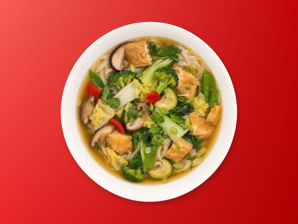 Pho tofu et champignons