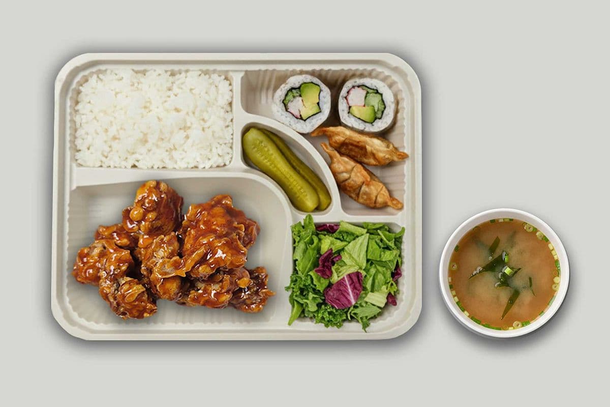 K-Spicy (양념) Chicken Bento