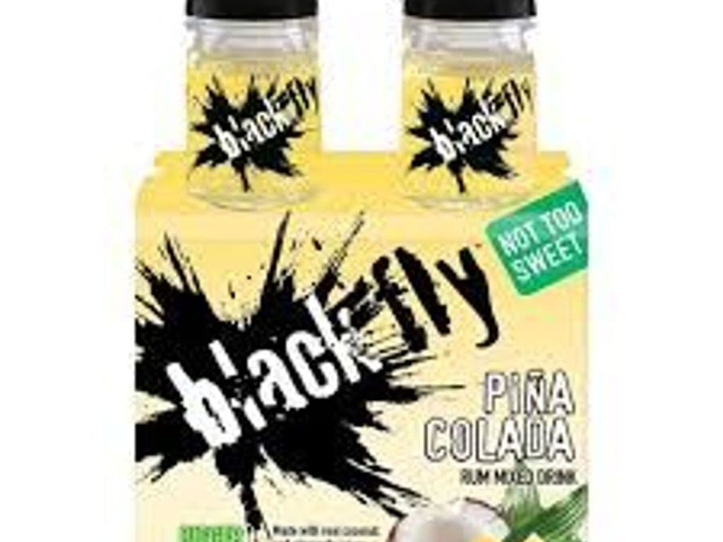 Black Fly Pina Colada Rum Bottles 400ml (4 pack)