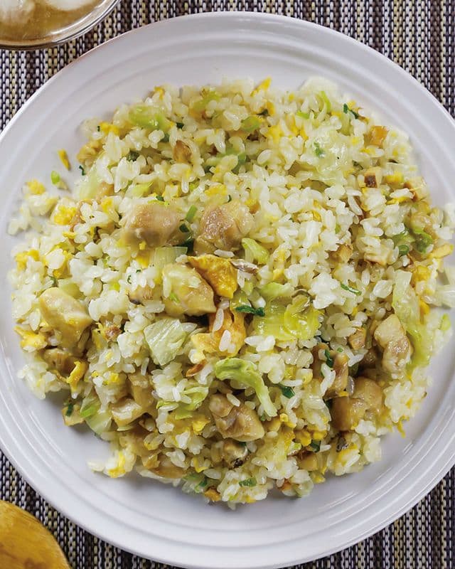 Diced Chicken with Salted Fish Fried Rice / 鹹魚雞粒炒飯