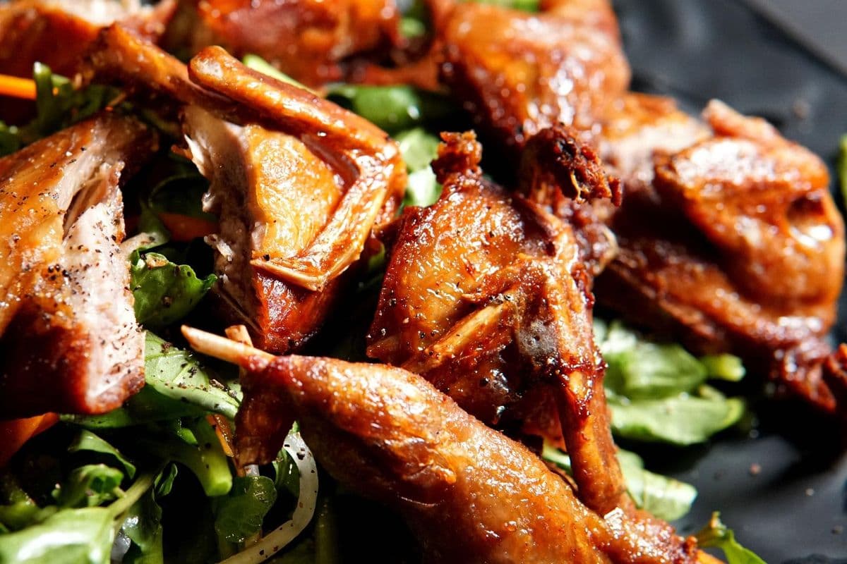 Butter Quails / Chim Cut Chien Bo