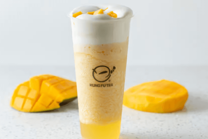 Large Cheese Milk Foam with Mango