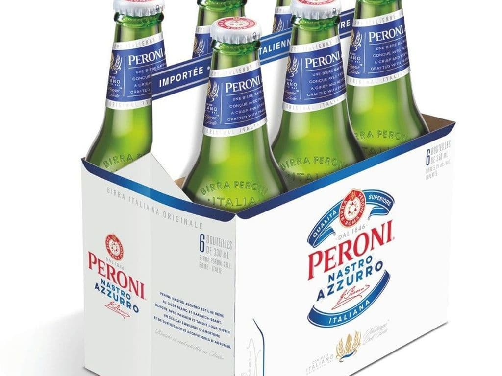 Peroni Brewery Lager Bottles (330 ml x 6 ct)