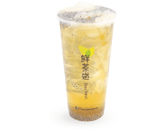 Summer Fruit Tea with Lychee Jelly
