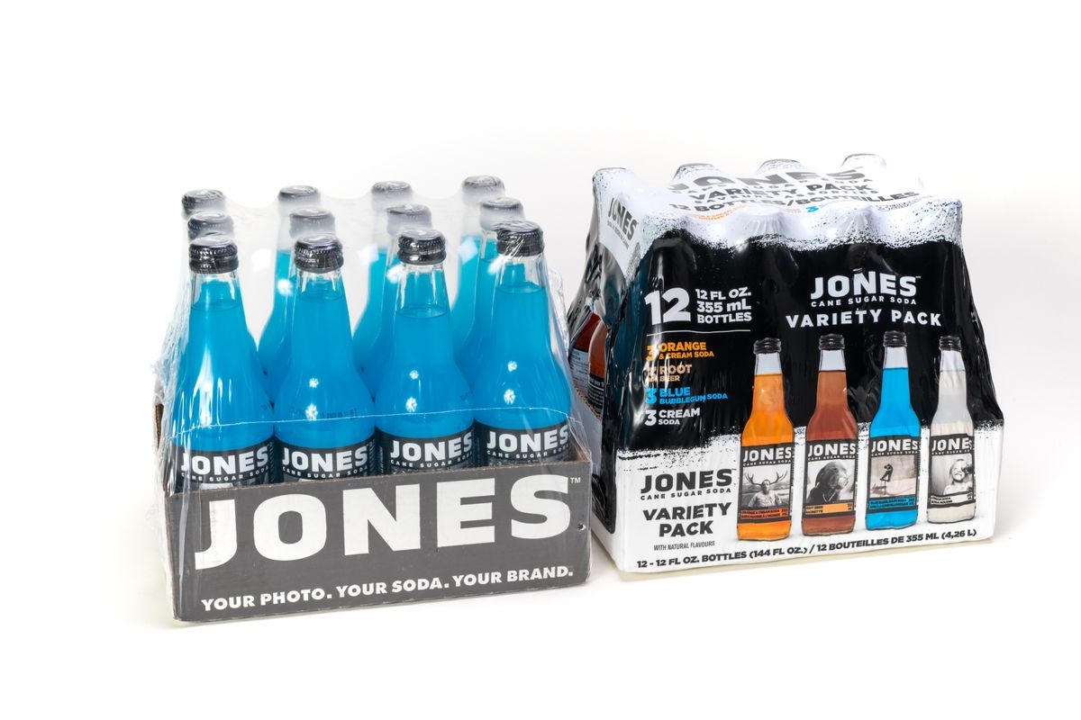 Jones Soda Bottles (12 x 12 oz)