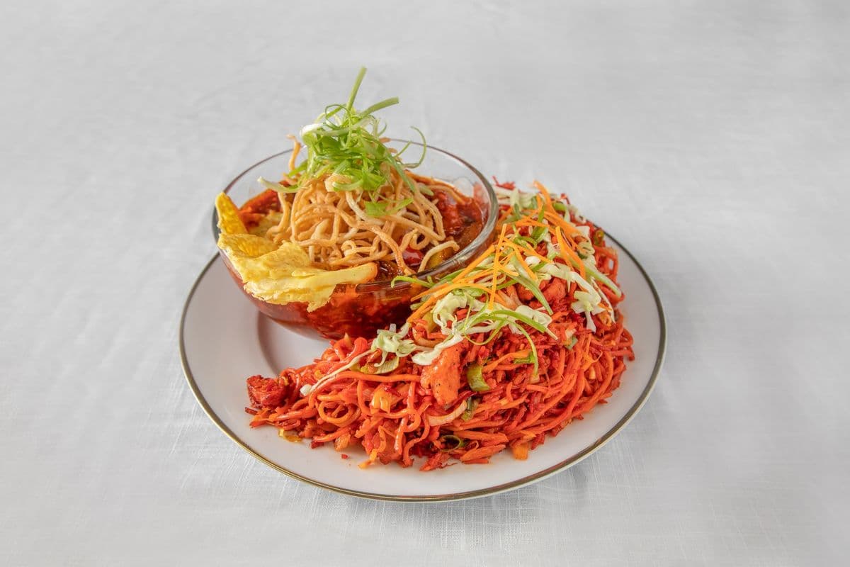 Triple Sichuan Fried Rice with Chicken