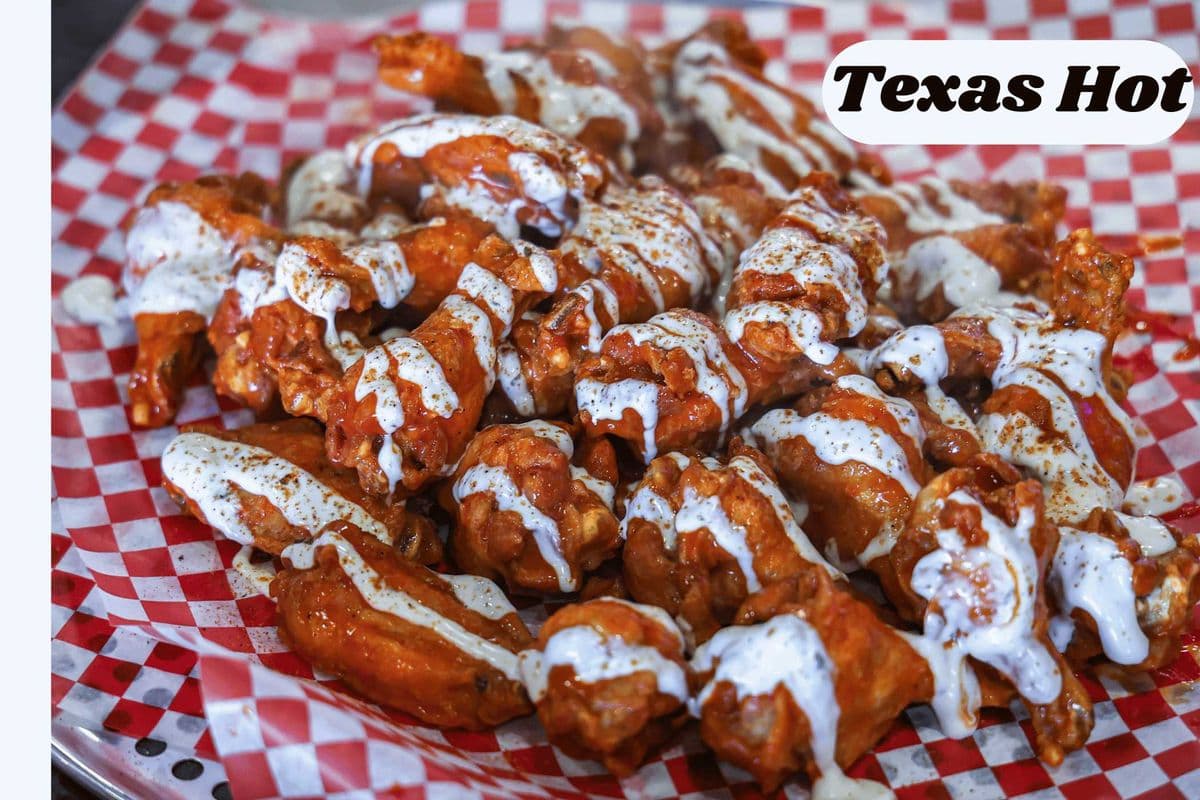 5 lb Wings + 5 Blue Cheese Dip