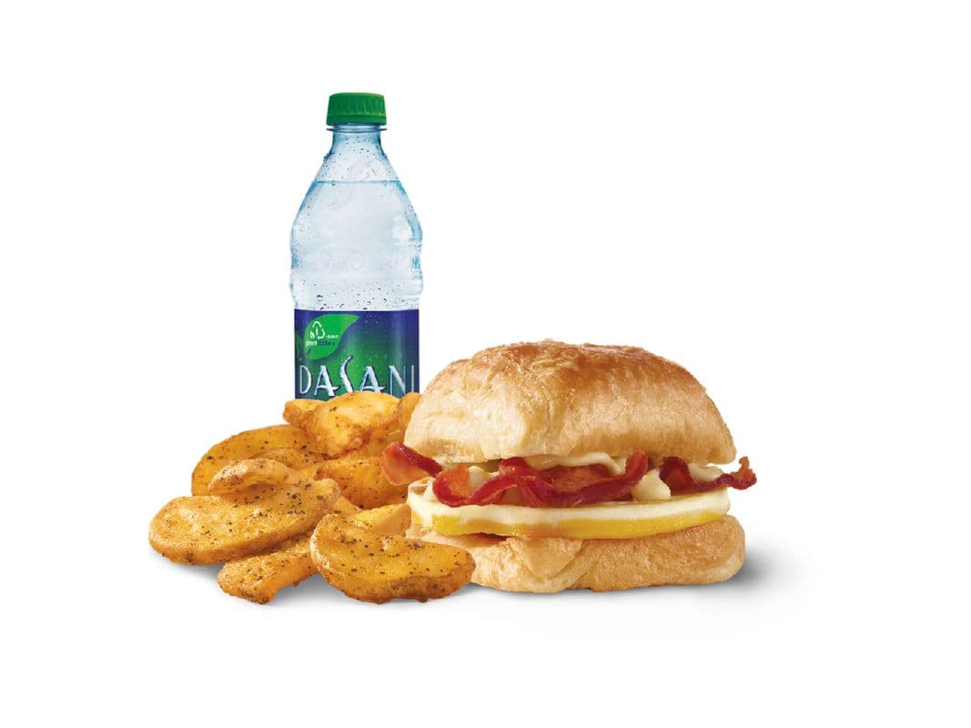 Bacon, Egg & Swiss Croissant Combo - Medium