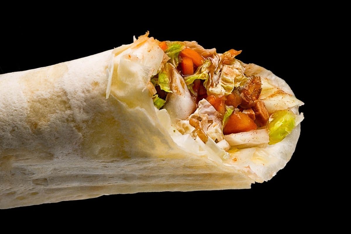 1. Chicken Shawarma Wrap