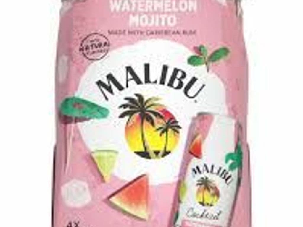 Malibu Premixed Cocktails Watermelon Mojito Cans (355 ml x 4 ct)